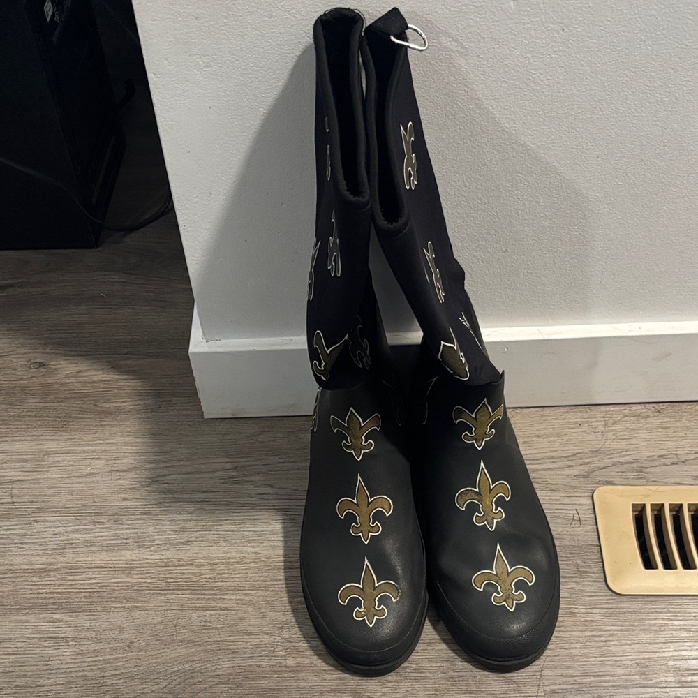 New Orleans Saints Rubber Boots